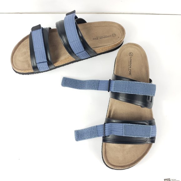 Men's London Fog Blue Sandals Size US 12 - Picture 8 of 8